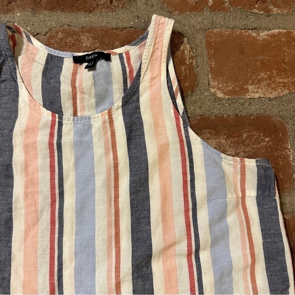 DREW Anthropologie striped Linen mix tank top size XS - Picture 6 of 15